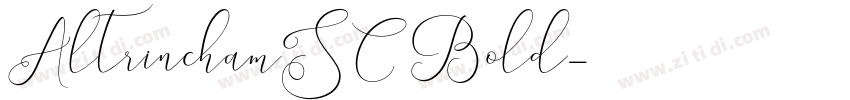 AltrinchamSC Bold字体转换